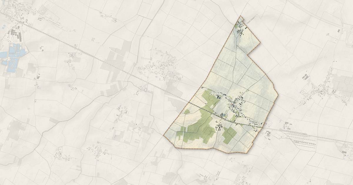 Portrait cartographique de Mignères : relief, eau, forêts, bâti et voies, calculés à partir des données de l'IGN