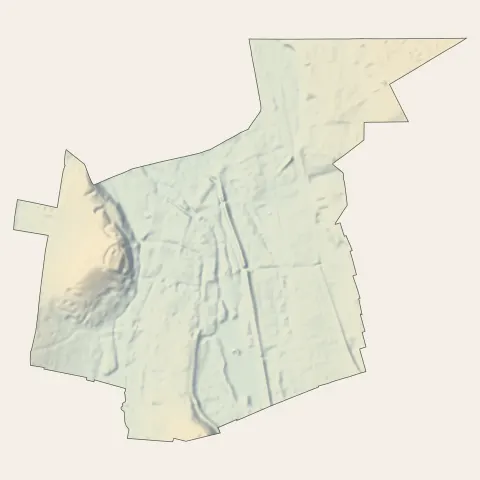 Montargis : relief