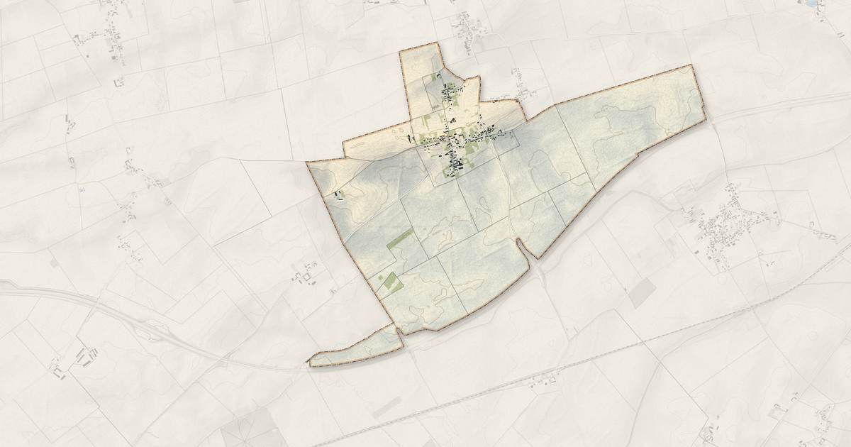 Portrait cartographique de Montigny : relief, eau, forêts, bâti et voies, calculés à partir des données de l'IGN