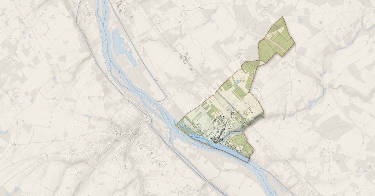 Portrait cartographique de Ousson-sur-Loire : relief, eau, forêts, bâti et voies, calculés à partir des données de l'IGN