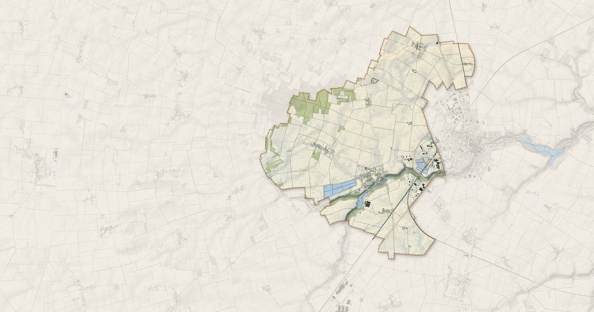 Portrait cartographique de Pithiviers-le-Vieil : relief, eau, forêts, bâti et voies, calculés à partir des données de l'IGN
