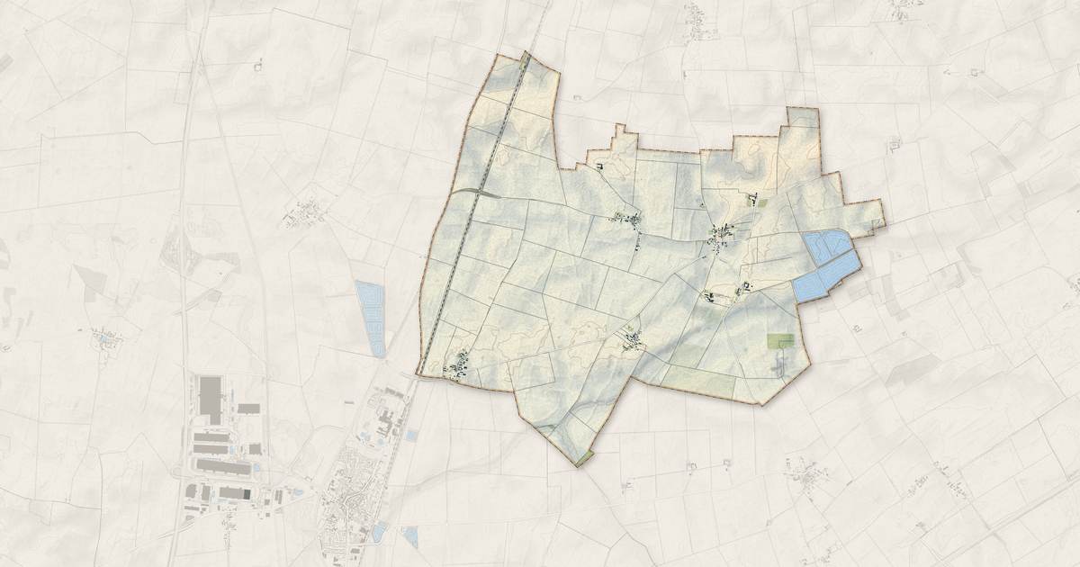 Portrait cartographique de Ruan : relief, eau, forêts, bâti et voies, calculés à partir des données de l'IGN