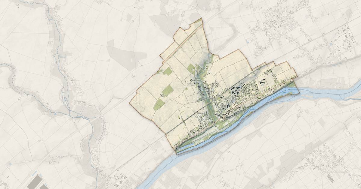 Portrait cartographique de Saint-Ay : relief, eau, forêts, bâti et voies, calculés à partir des données de l'IGN