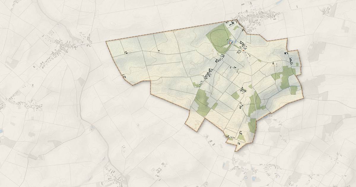 Portrait cartographique de Saint-Michel : relief, eau, forêts, bâti et voies, calculés à partir des données de l'IGN
