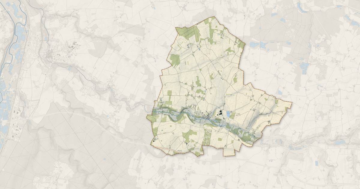 Portrait cartographique de La Selle-sur-le-Bied : relief, eau, forêts, bâti et voies, calculés à partir des données de l'IGN