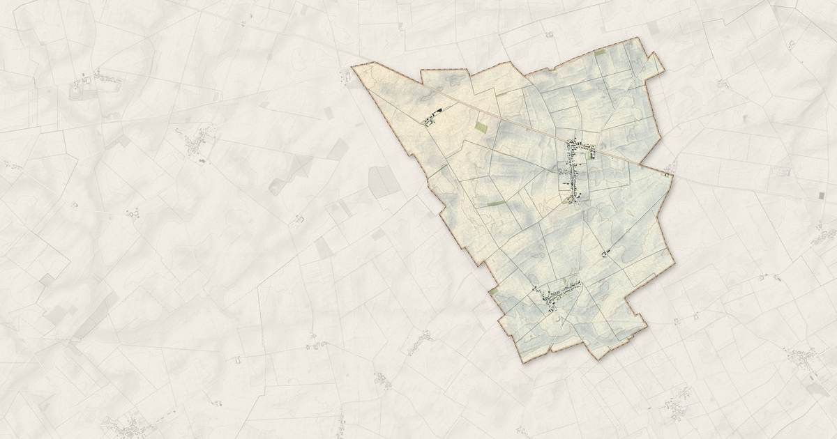 Portrait cartographique de Tournoisis : relief, eau, forêts, bâti et voies, calculés à partir des données de l'IGN