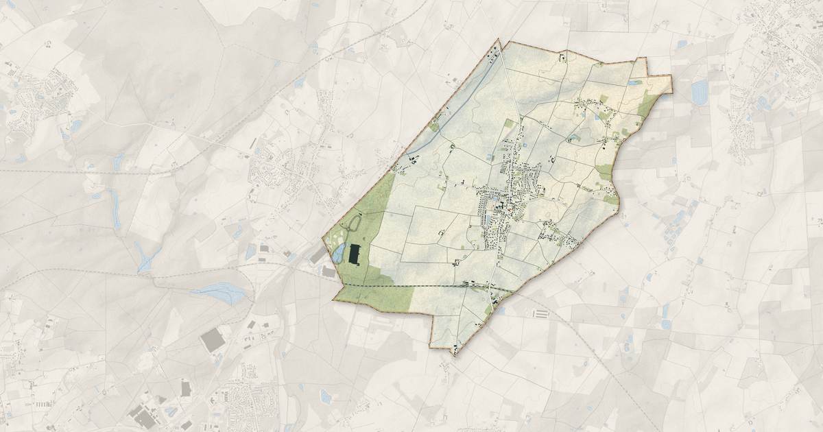 Portrait cartographique de Vennecy : relief, eau, forêts, bâti et voies, calculés à partir des données de l'IGN