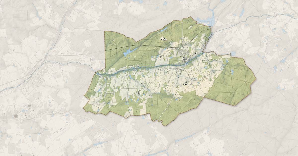 Portrait cartographique de Vitry-aux-Loges : relief, eau, forêts, bâti et voies, calculés à partir des données de l'IGN