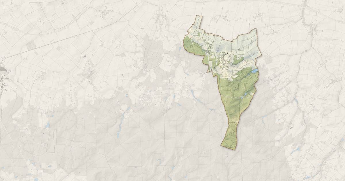 Portrait cartographique de Vrigny : relief, eau, forêts, bâti et voies, calculés à partir des données de l'IGN