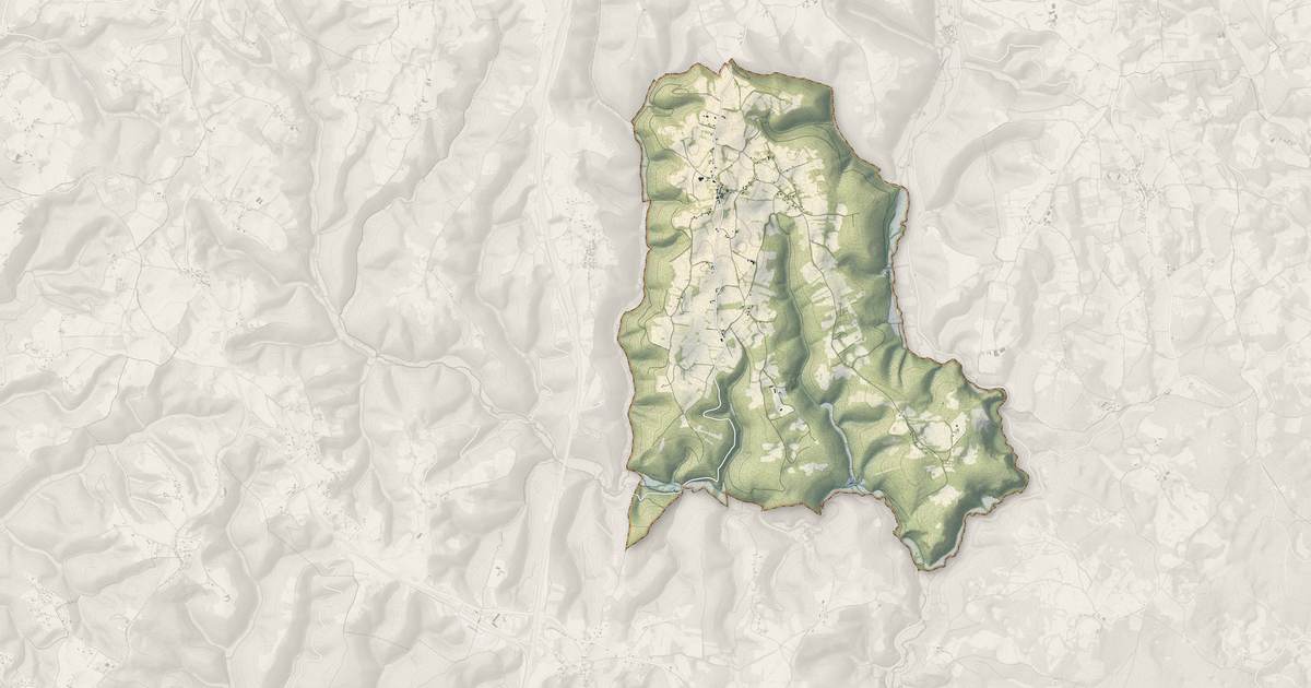 Portrait cartographique de Cras : relief, eau, forêts, bâti et voies, calculés à partir des données de l'IGN