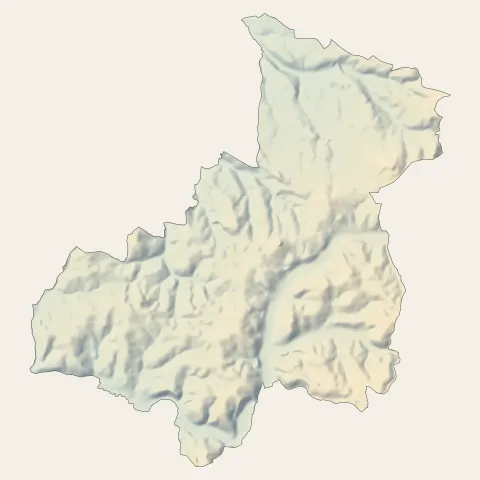 Gourdon : relief