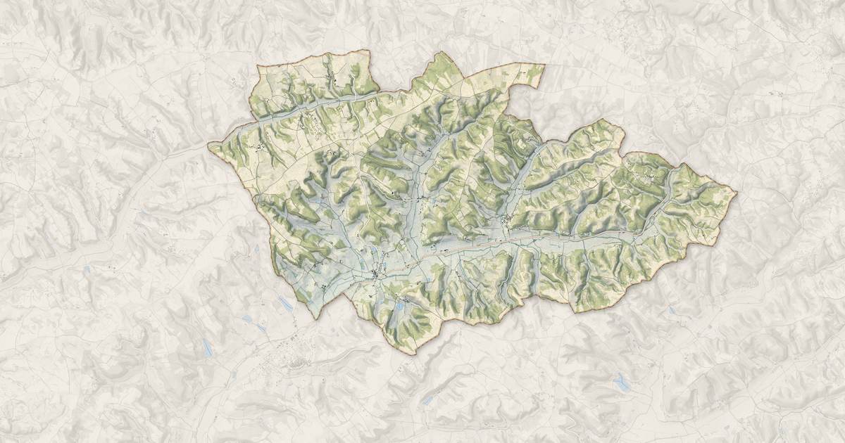 Portrait cartographique de Barguelonne-en-Quercy : relief, eau, forêts, bâti et voies, calculés à partir des données de l'IGN