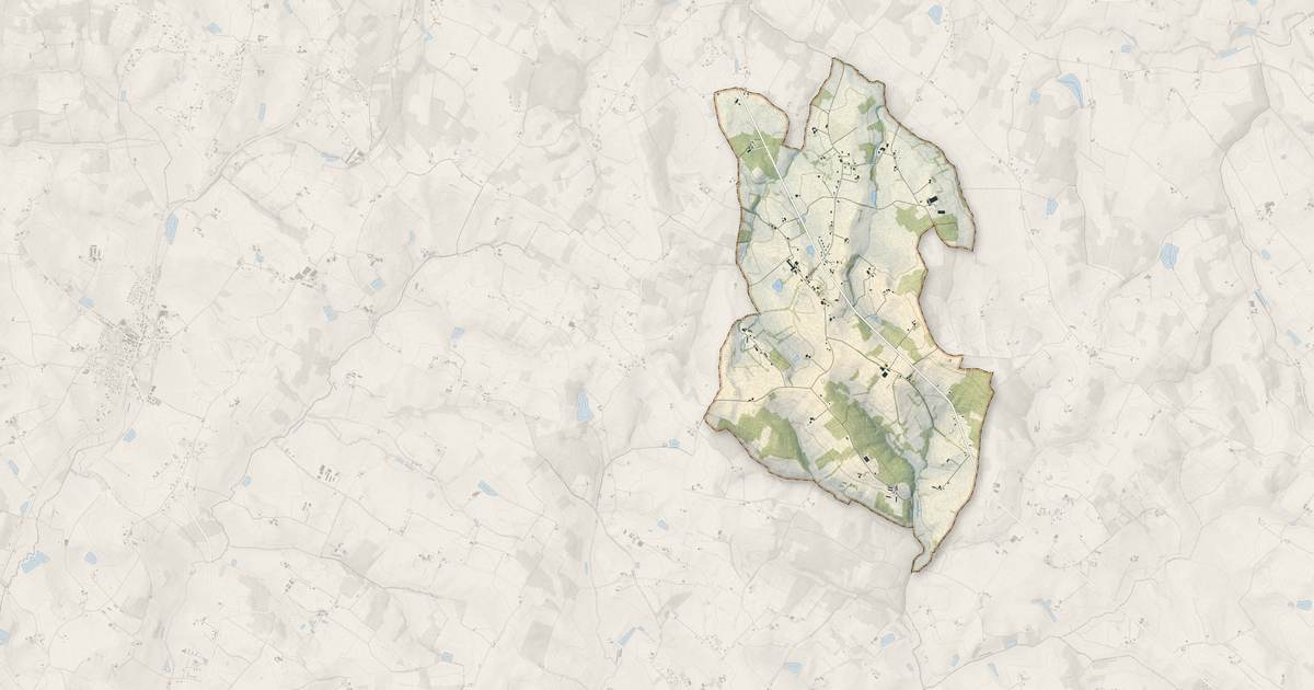 Portrait cartographique de Armillac : relief, eau, forêts, bâti et voies, calculés à partir des données de l'IGN