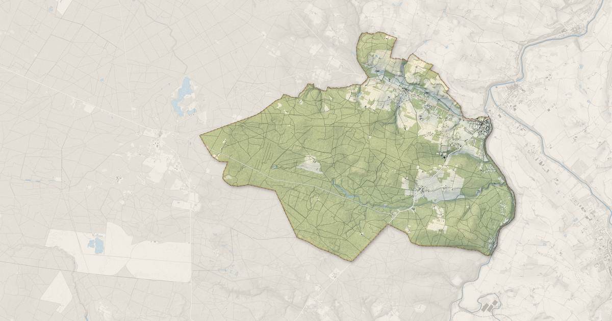Portrait cartographique de Barbaste : relief, eau, forêts, bâti et voies, calculés à partir des données de l'IGN