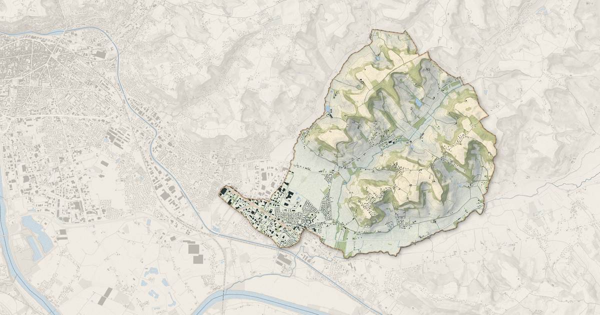 Portrait cartographique de Castelculier : relief, eau, forêts, bâti et voies, calculés à partir des données de l'IGN