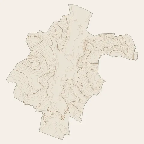 Casteljaloux : courbes de niveau