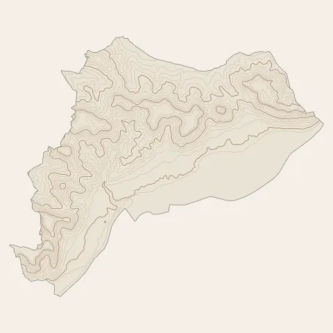 Clairac : courbes de niveau