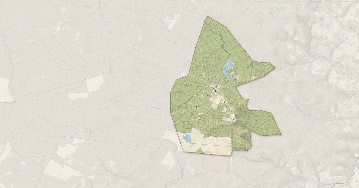 Portrait cartographique de Durance : relief, eau, forêts, bâti et voies, calculés à partir des données de l'IGN