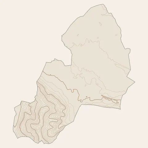 Estillac : courbes de niveau