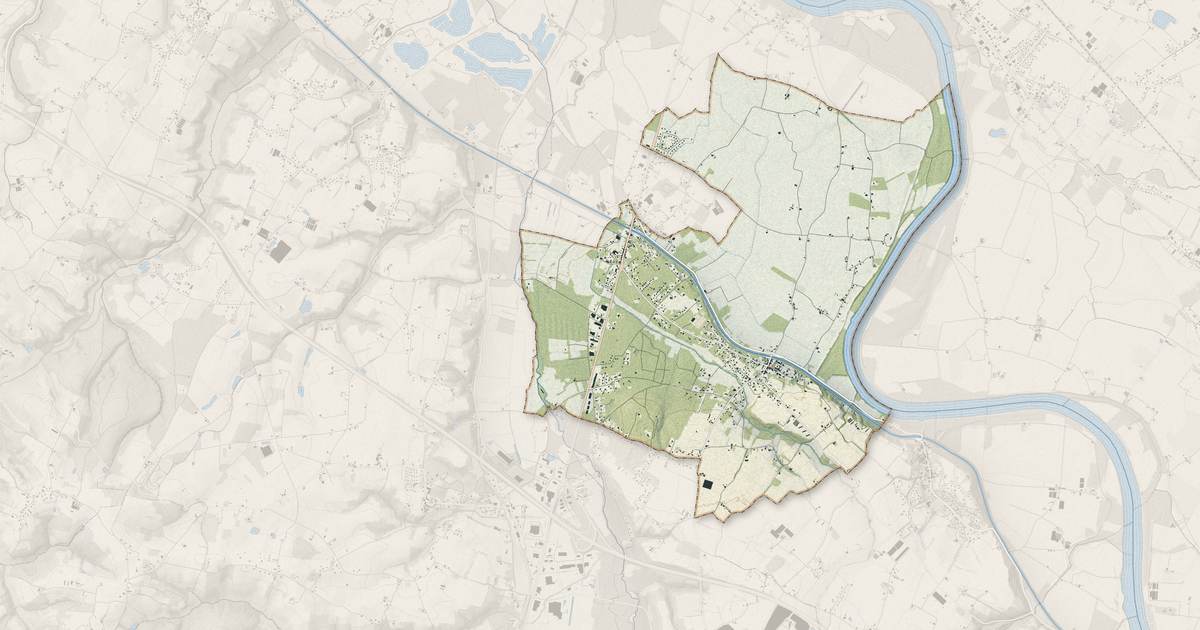 Portrait cartographique de Fourques-sur-Garonne : relief, eau, forêts, bâti et voies, calculés à partir des données de l'IGN