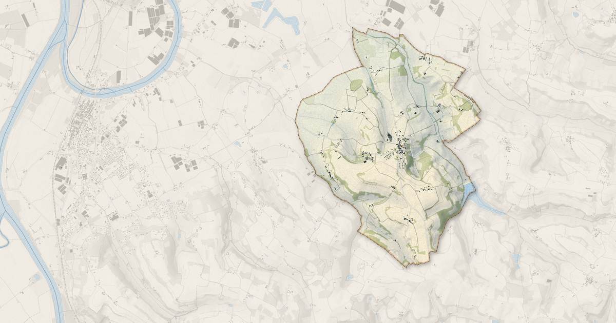 Portrait cartographique de Galapian : relief, eau, forêts, bâti et voies, calculés à partir des données de l'IGN