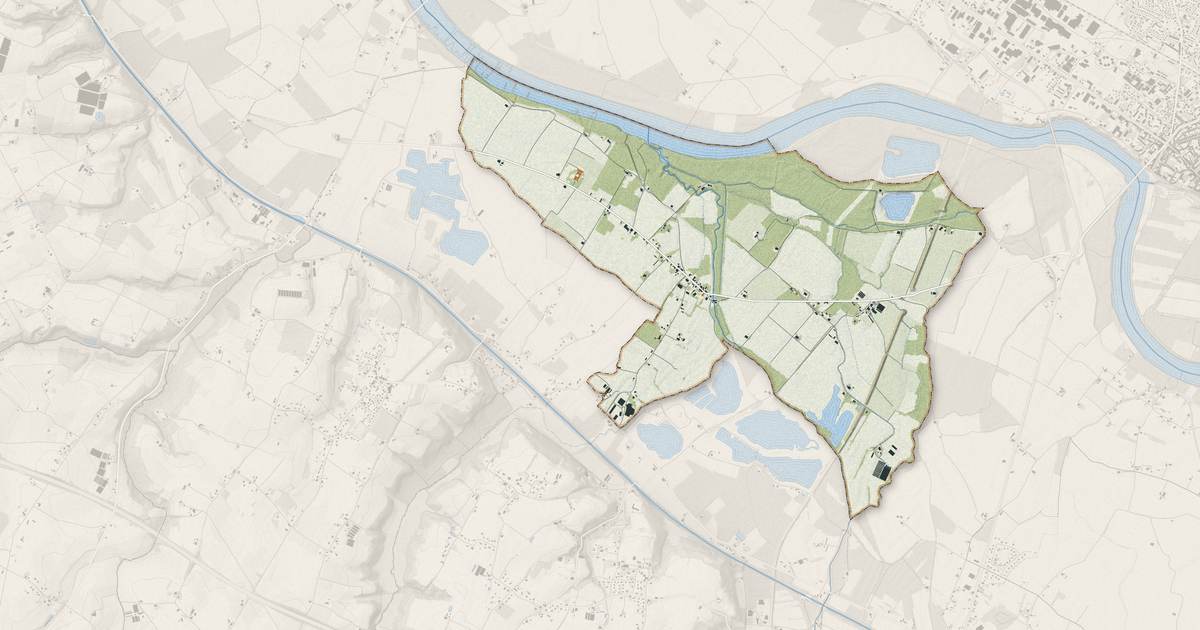 Portrait cartographique de Gaujac : relief, eau, forêts, bâti et voies, calculés à partir des données de l'IGN