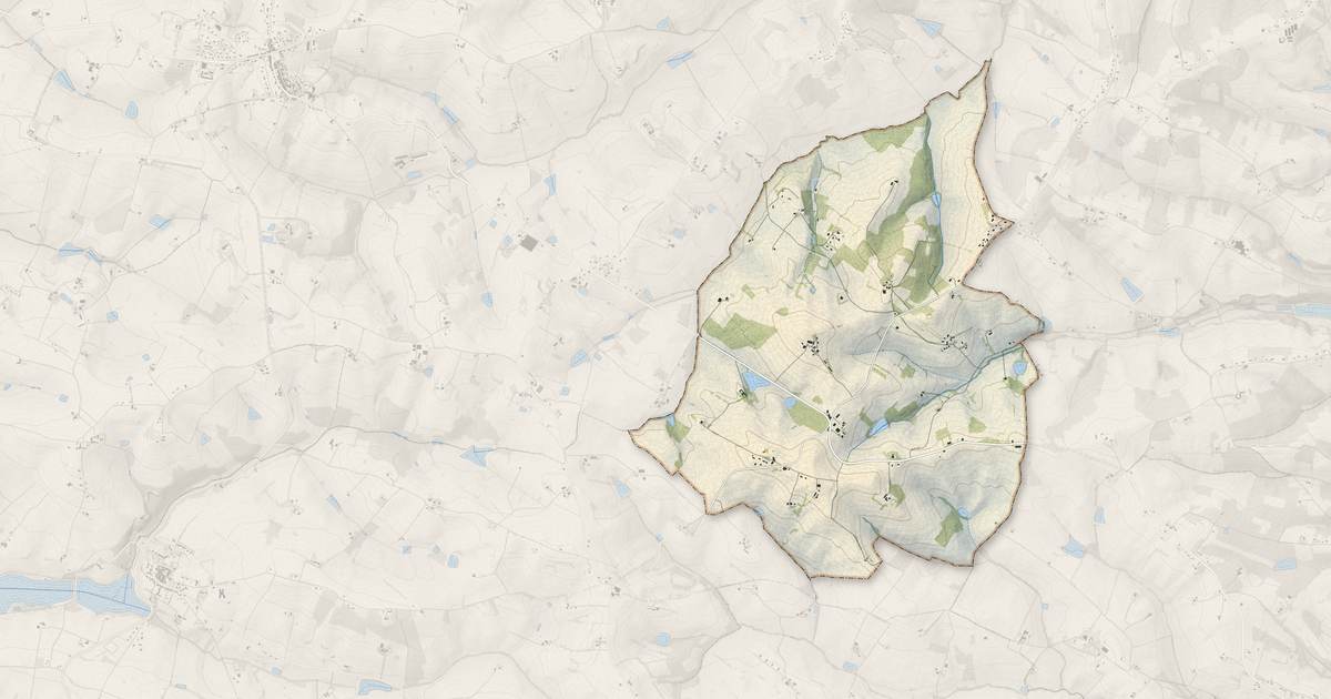 Portrait cartographique de Marmont-Pachas : relief, eau, forêts, bâti et voies, calculés à partir des données de l'IGN