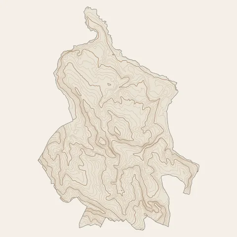 Miramont-de-Guyenne : courbes de niveau