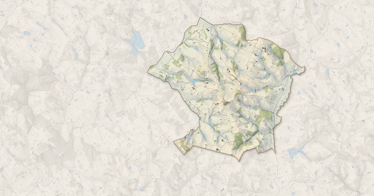 Portrait cartographique de Montastruc : relief, eau, forêts, bâti et voies, calculés à partir des données de l'IGN