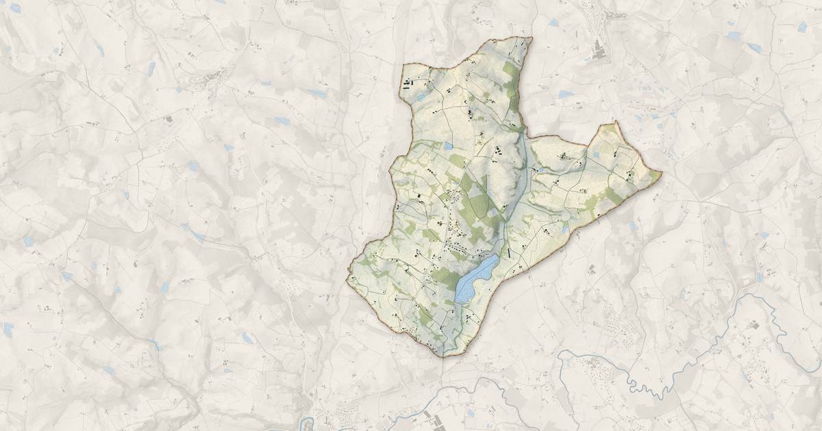 Portrait cartographique de Pailloles : relief, eau, forêts, bâti et voies, calculés à partir des données de l'IGN