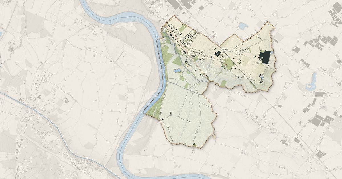 Portrait cartographique de Saint-Pardoux-du-Breuil : relief, eau, forêts, bâti et voies, calculés à partir des données de l'IGN