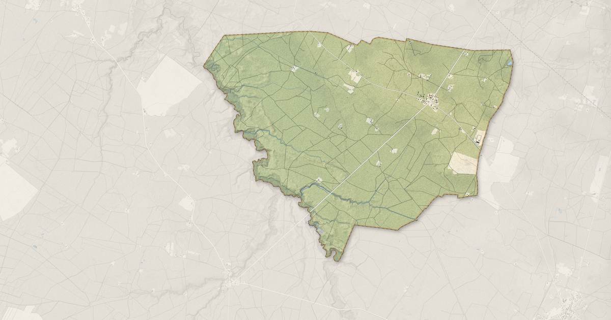 Portrait cartographique de Sauméjan : relief, eau, forêts, bâti et voies, calculés à partir des données de l'IGN