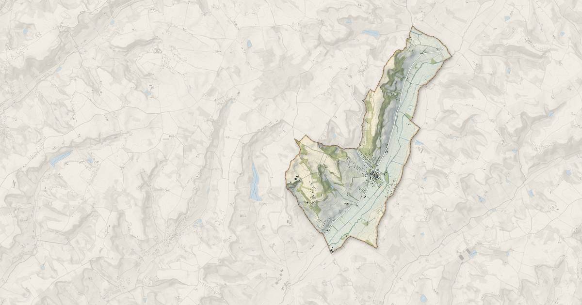 Portrait cartographique de La Sauvetat-de-Savères : relief, eau, forêts, bâti et voies, calculés à partir des données de l'IGN