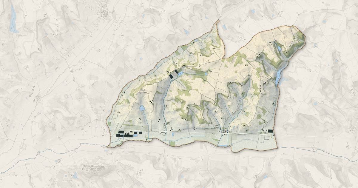 Portrait cartographique de Tayrac : relief, eau, forêts, bâti et voies, calculés à partir des données de l'IGN