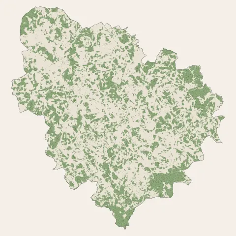 Peyre en Aubrac : bois, forêts et landes