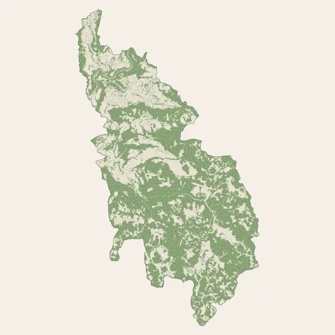 La Canourgue : bois, forêts et landes