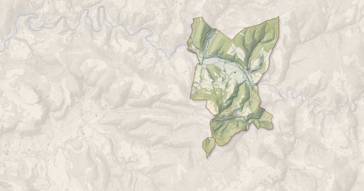 Portrait cartographique de Chadenet : relief, eau, forêts, bâti et voies, calculés à partir des données de l'IGN