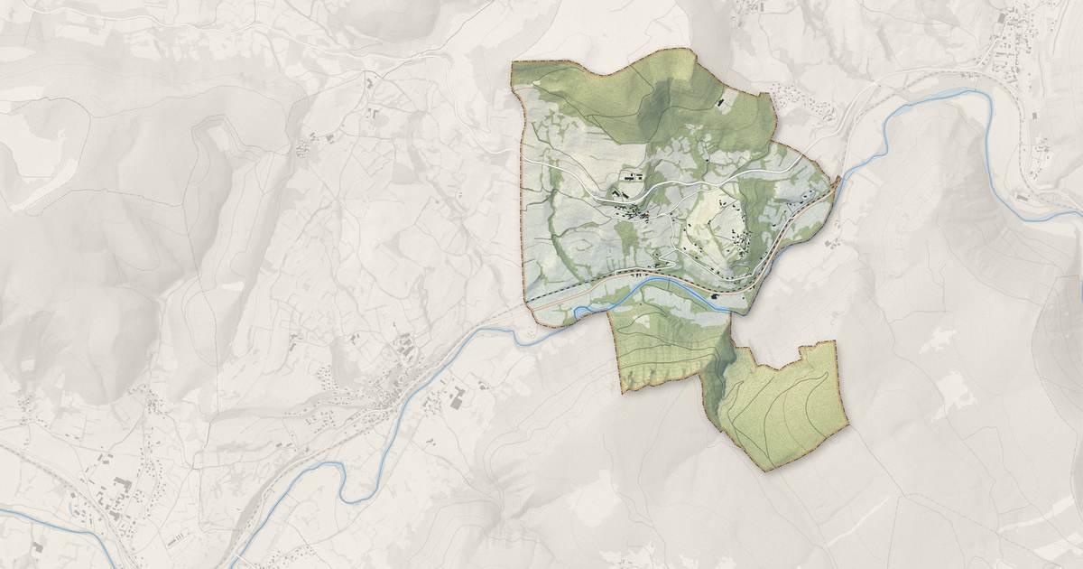 Portrait cartographique de Cultures : relief, eau, forêts, bâti et voies, calculés à partir des données de l'IGN
