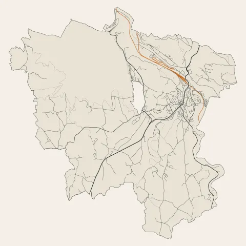 Langogne : voies