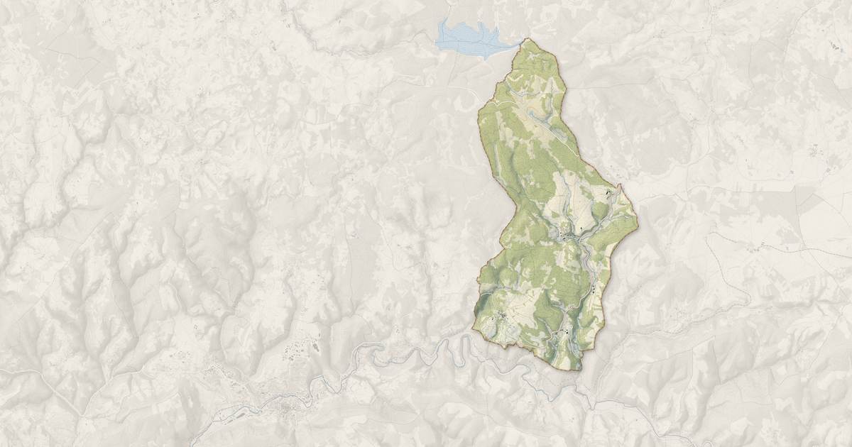 Portrait cartographique de Pelouse : relief, eau, forêts, bâti et voies, calculés à partir des données de l'IGN