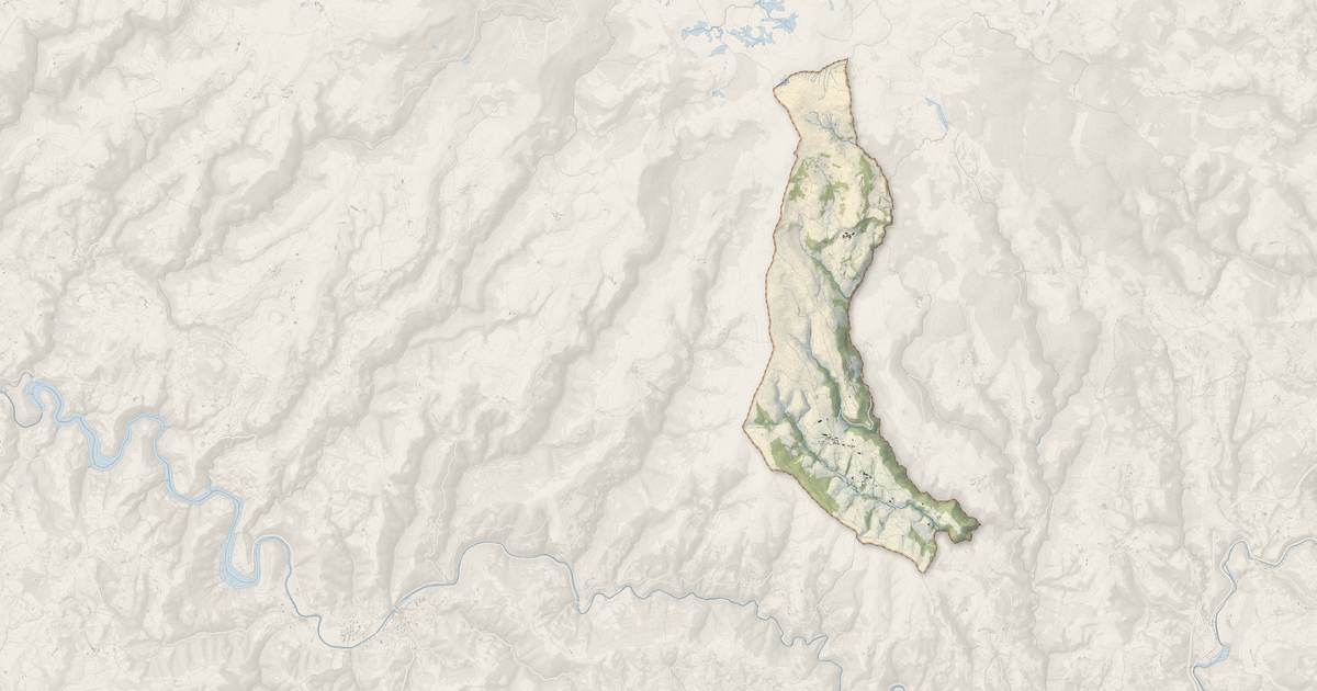 Portrait cartographique de Trélans : relief, eau, forêts, bâti et voies, calculés à partir des données de l'IGN