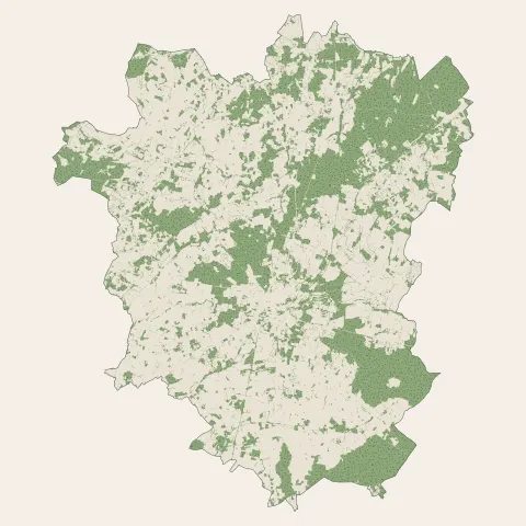 Baugé-en-Anjou : bois, forêts et landes
