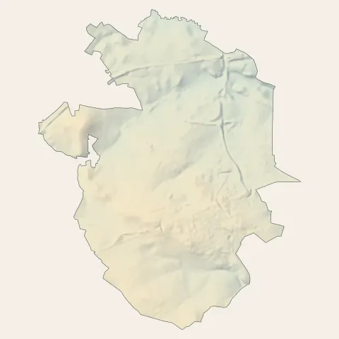 Beaucouzé : relief