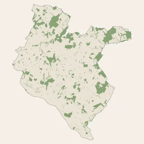 Beaufort-en-Anjou : bois, forêts et landes