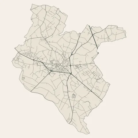 Beaufort-en-Anjou : voies