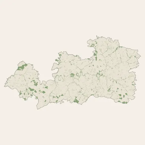 Beaupréau-en-Mauges : bois, forêts et landes