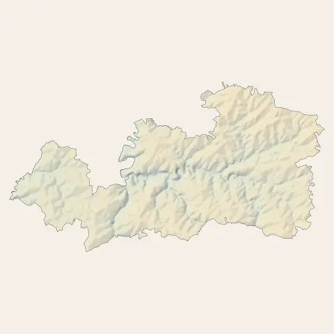 Beaupréau-en-Mauges : relief