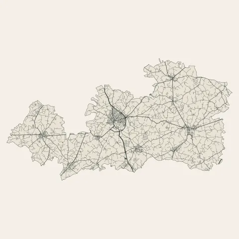 Beaupréau-en-Mauges : voies