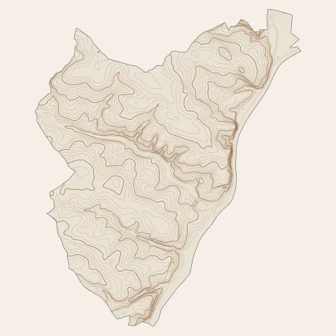 Bouchemaine : courbes de niveau