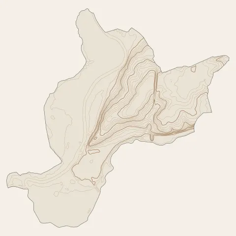 Briollay : courbes de niveau